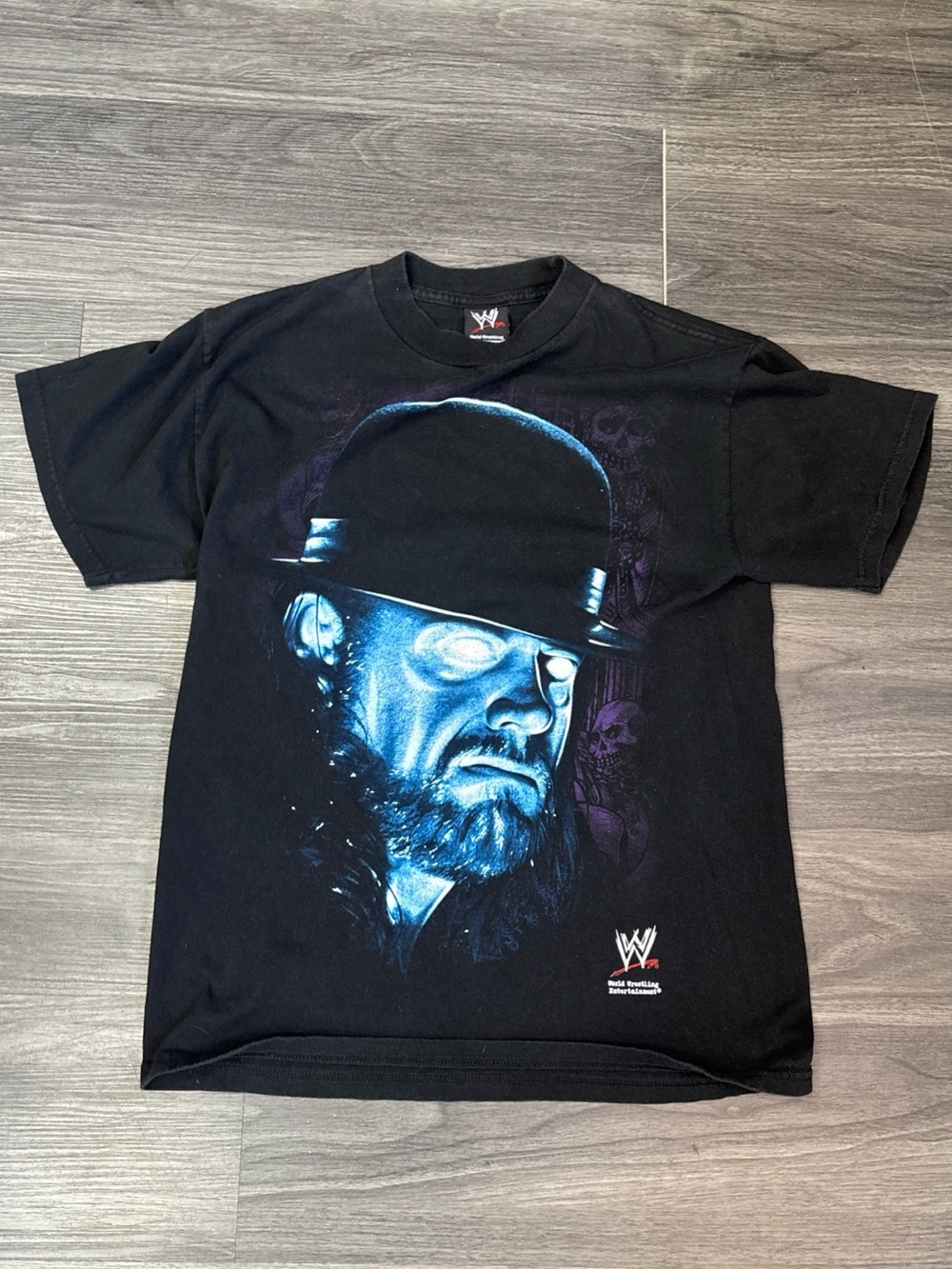 Vintage 2007 WWE Undertaker graphic t-shirt glow-in-the-dark print F & B print M